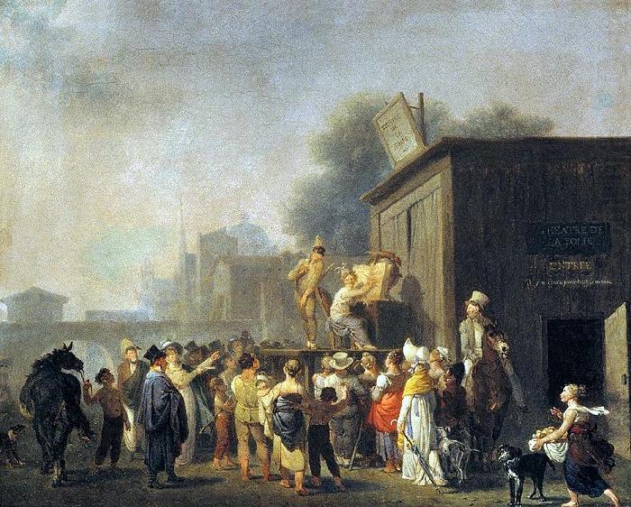 Le Theatre de la Folie, Nicolas-Antoine Taunay